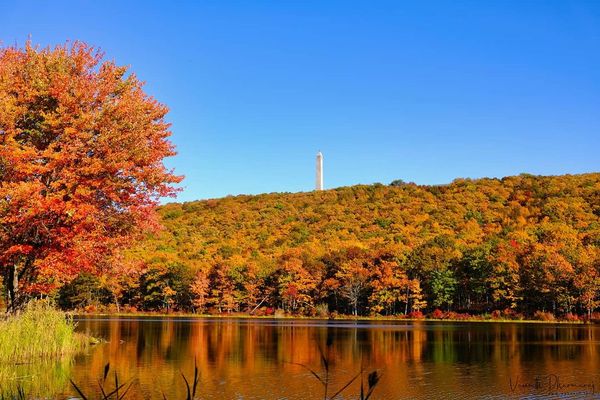 The high point monument, highest point in New Jersey.